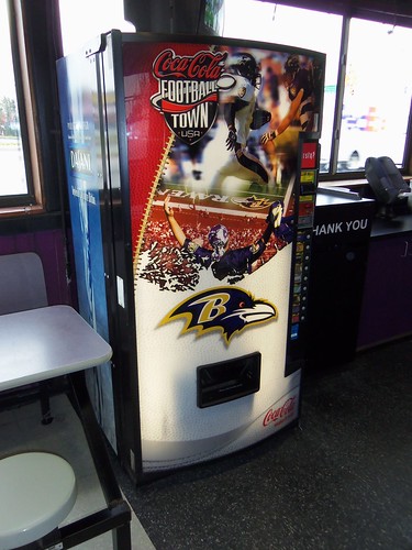 Baltimore Football Vending Machine by The Upstairs Room