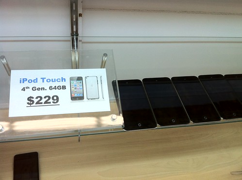 64 GB 4th Gen iPod Touch: $229