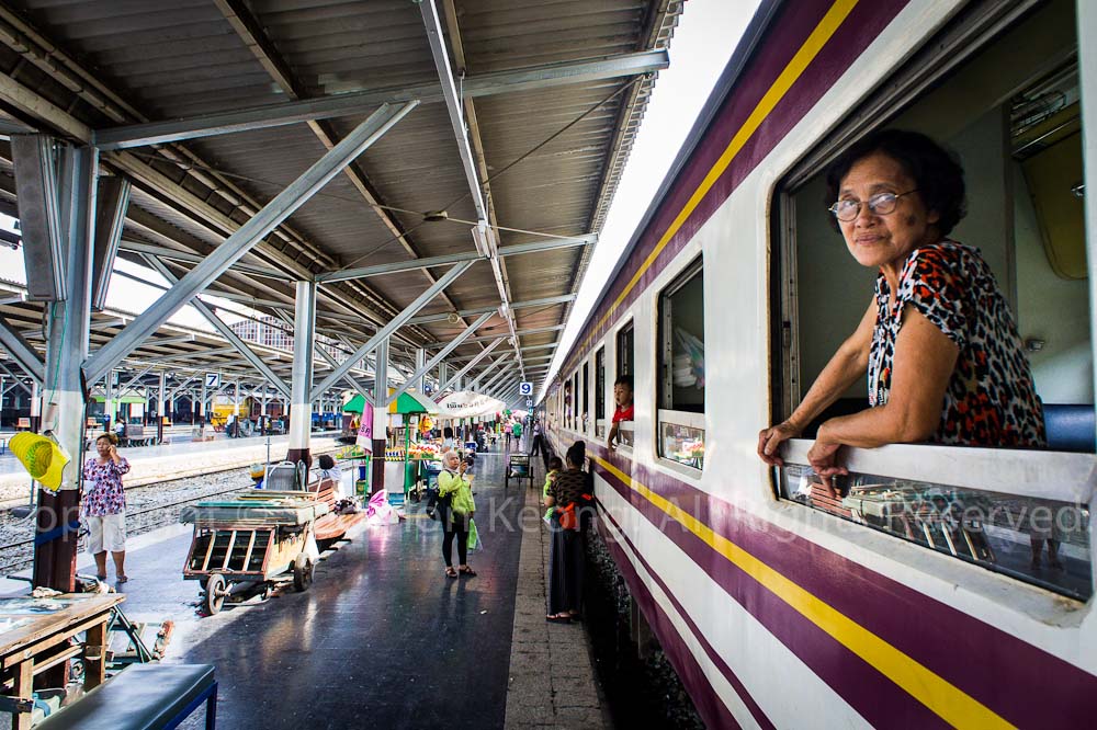 Waiting @ Hua Lamphong Railway Station, Bangkok, Thailand