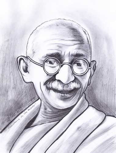 Nonviolence is the answer [Mahatma Gandhi]