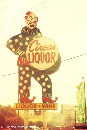 Ginormous Liquor Clown Sign by Sanctuary-Studio