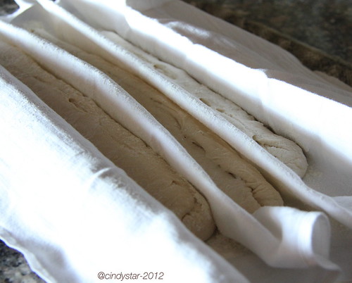 making french bread-batards