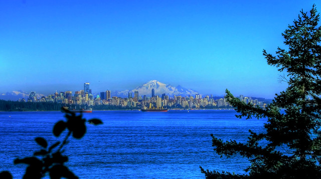 View of Downtown Vancouver from Lighthouse Park