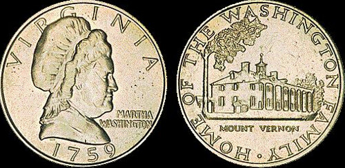 Martha Washington test coin