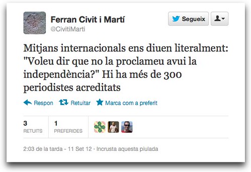 Catalan Tweet