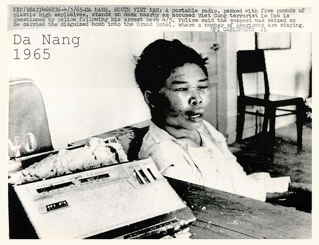 Da Nang 1965 - VC terrorist Le Dau captured during Vietnam War