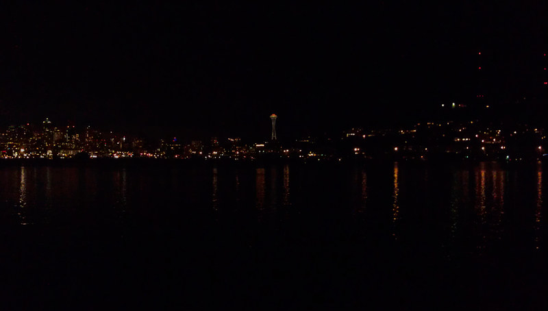 gas works park at night