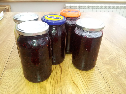 Wild blackberry and habanero jams