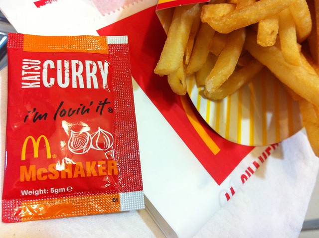 Mcdonald katsu curry shaker fries