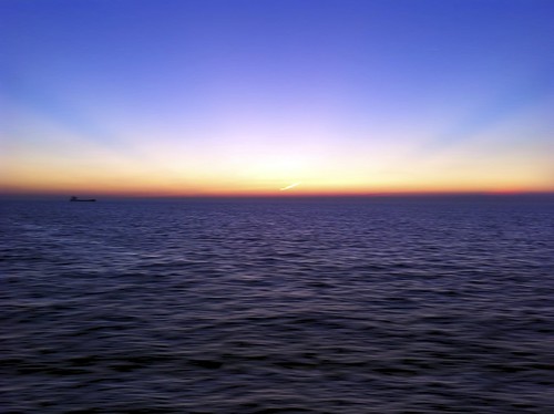 Sunset Across The English Channel