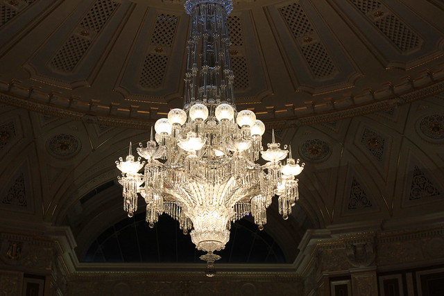 St. George's Hall concert room chandelier