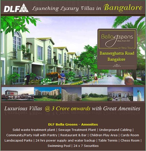 DLF Bellagreens - Luxury Villas at New Town, Banerghatta Road, Bangalore from Rs 3 crore onwards by jungle_concrete
