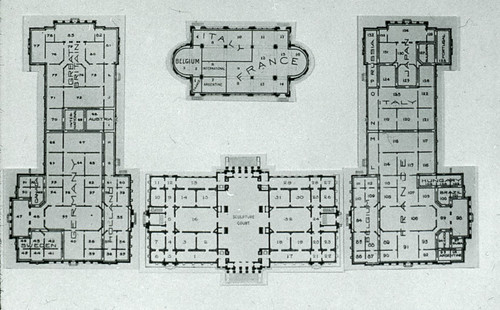 Palace of Art 1904 Floor Plan