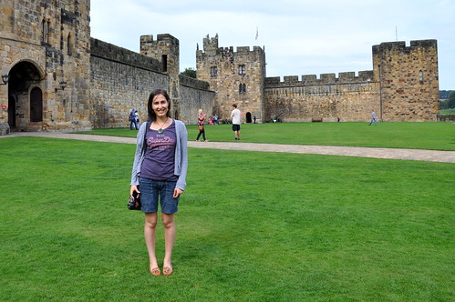 Flying lessons at Alnwick Castle