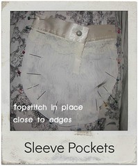 how to use sleeves to make pockets