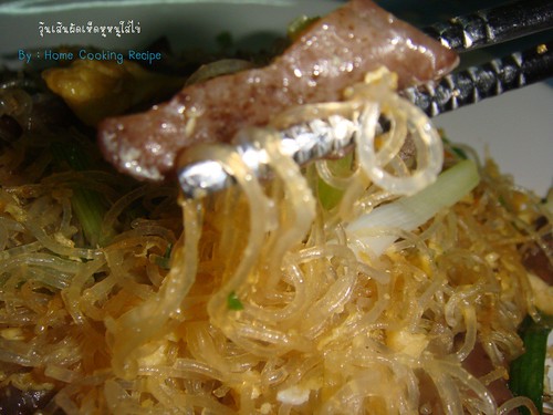 glass noodle stir fry
