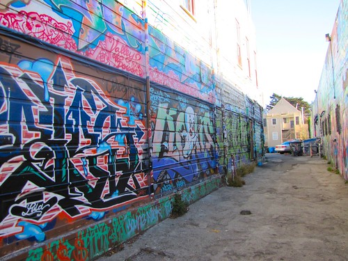 graffiti alley left side