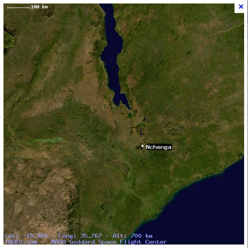 nchenga as seen from space