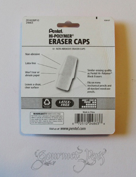 Pentel Hi Polymer Eraser Caps