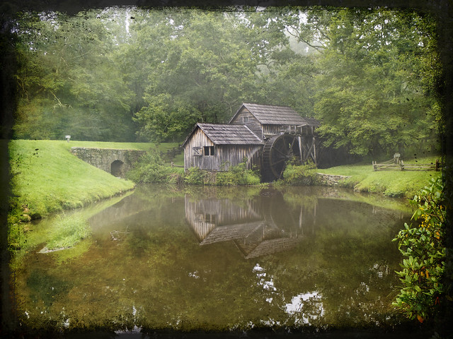 Mabry Mill with Texture