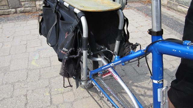 detail of Xtracycle longtail extension