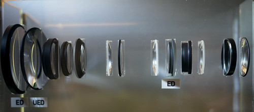 The optical elements of the Panasonic 35-100mm f/2.8