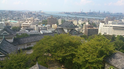 和歌山城天守閣からの眺め