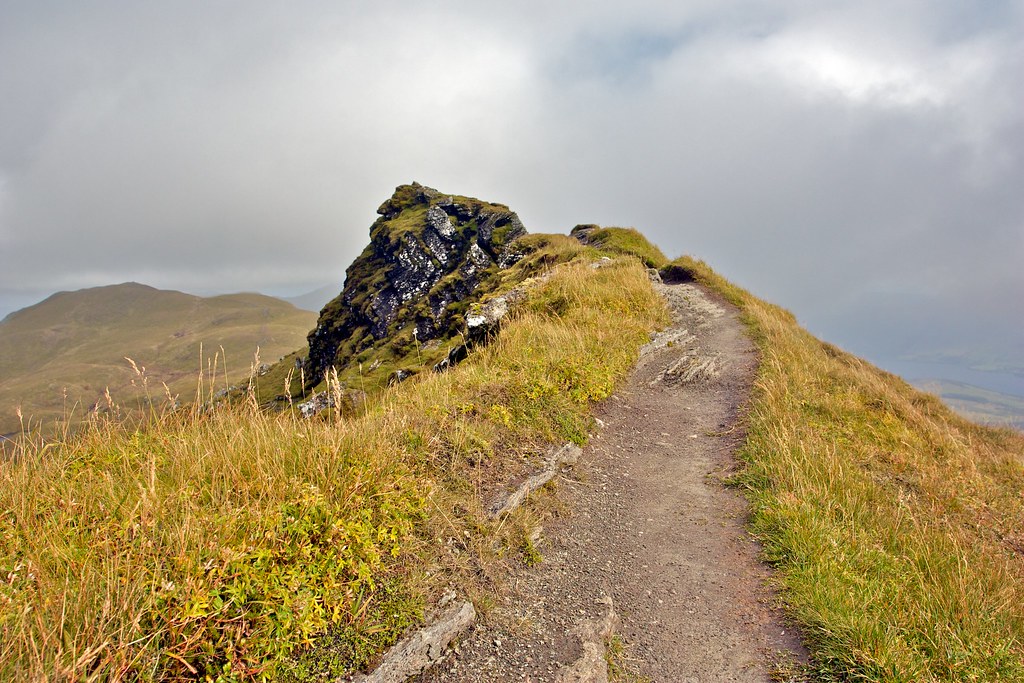 Summit ridge of Meall Garbh