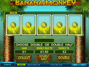 Banana Monkey Gamble Feature