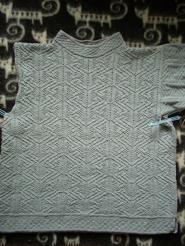 "Aberlady" sweater in progress by Asplund