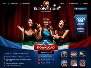 EuroFortune Casino Home