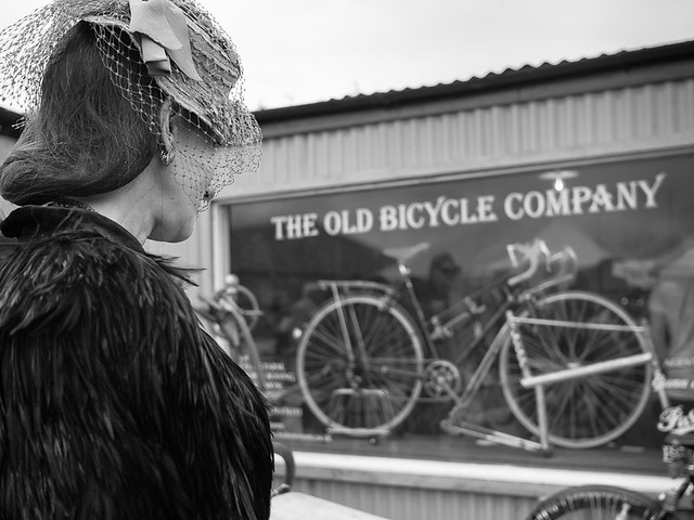 The Lady and the bicycle