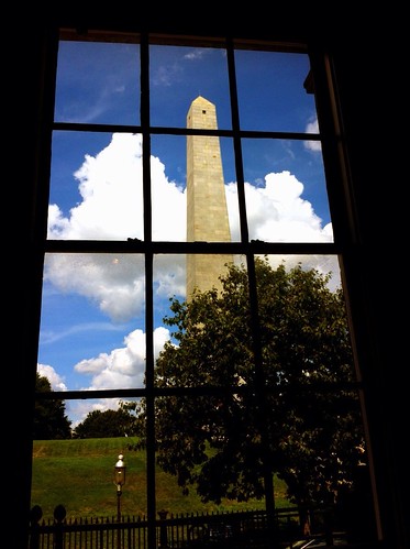 Fun fact: The Bunker Hill Monument stands atop Breed's Hill in Charlestown, MA. by BradKellyPhoto