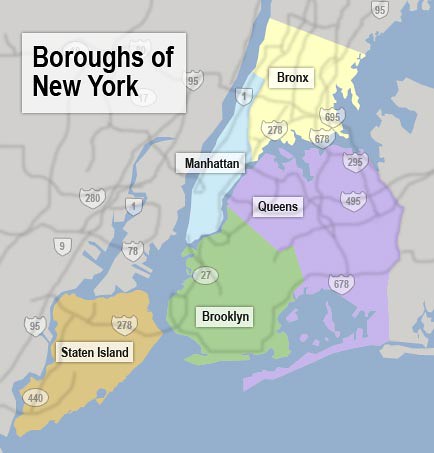 nyc-boroughs-map by trudeau