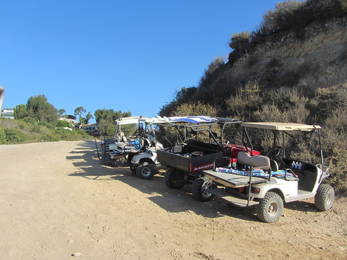golf carts in the Cove