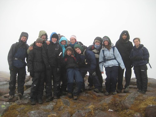 The group on the summit of Sgurr Mor, Beinn Alligin