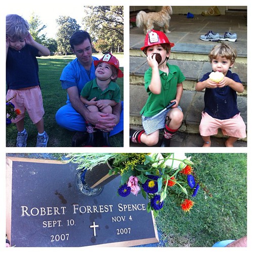 Yesterday was a good day spending time together as a family and remembering our precious boy.