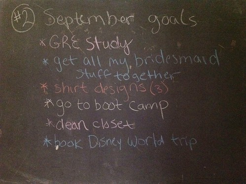 September Goals #30lists
