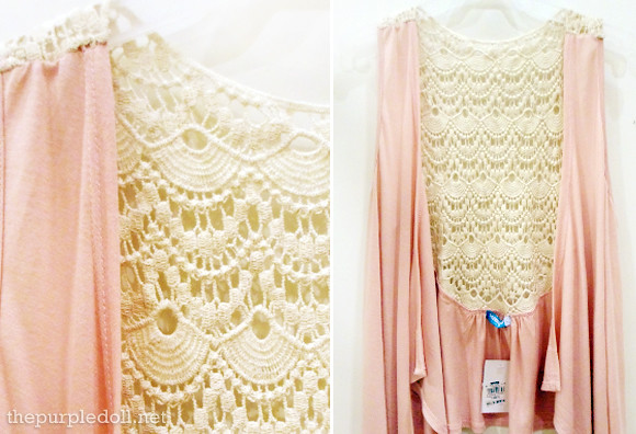 Pink Laced Vest by Seventeen P699