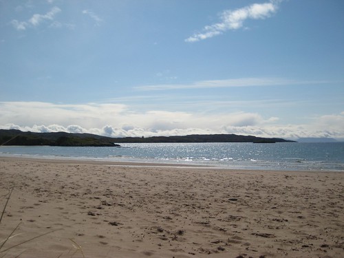 Sunny at Gaineamh Mhor beach, Gairloch