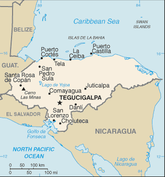 honduras-map