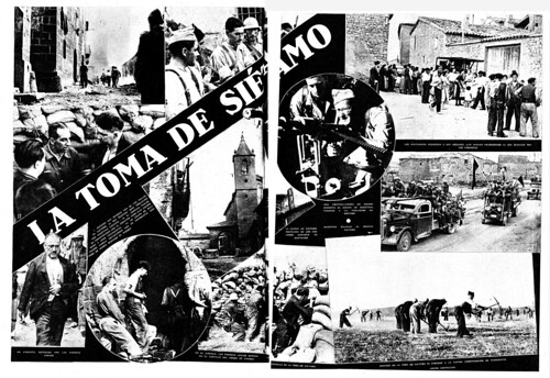 La toma de Siétamo, La Vanguardia 17 de septiembre de 1936, fotos: Agustí Centelles i Ossó (c) archivos estatales, MECyD, CENTRO DOCUMENTAL DE LA MEMORIA HISTÓRICA. by Octavi Centelles