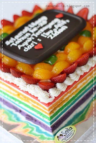 Rainbow Cake Mr. Bayu