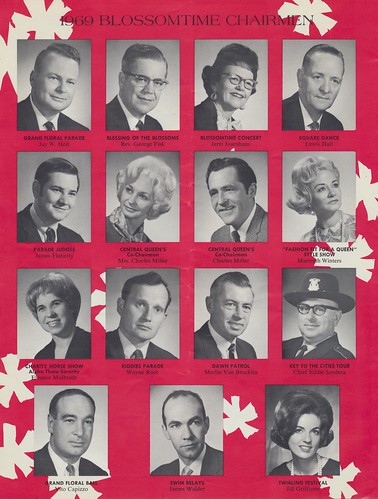 1969 Blossomtime Chairmen