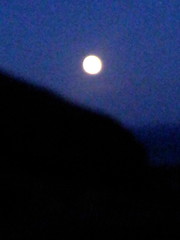 Blue moon in the sky