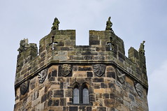 Little figures at Alnwick Castle