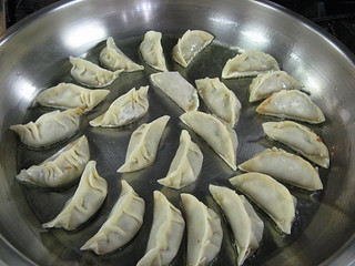 Gyoza (Japanese Potstickers) from New School of Cooking, Culver City, CA