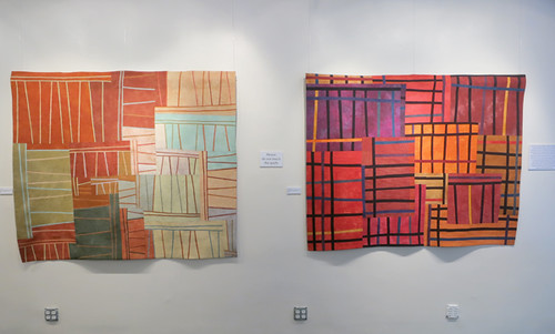 Lisa Call Structures 72 & 32 at The ArtQuilt Gallery