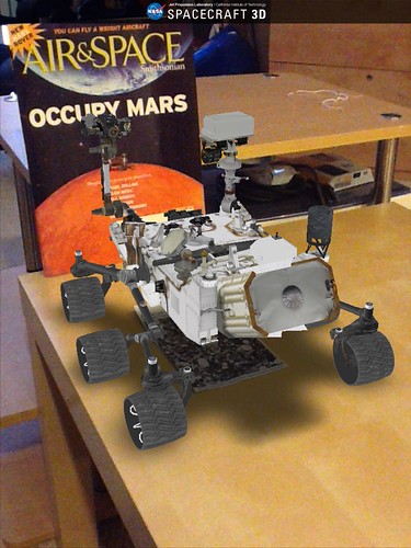 Curiosity Rover in Spacecraft 3D app