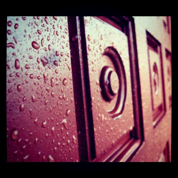 rainy door